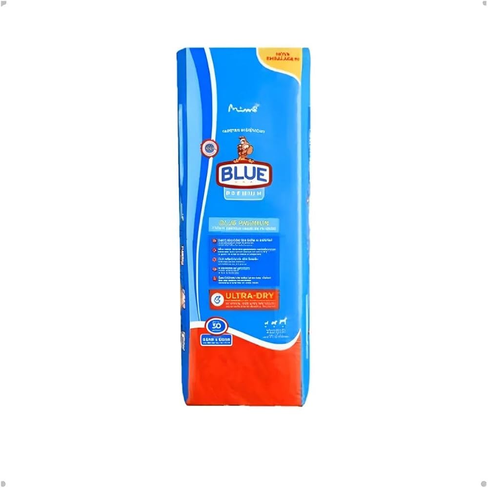 Blue Premium Tapete Higiênico Para Cães 30 Unidades