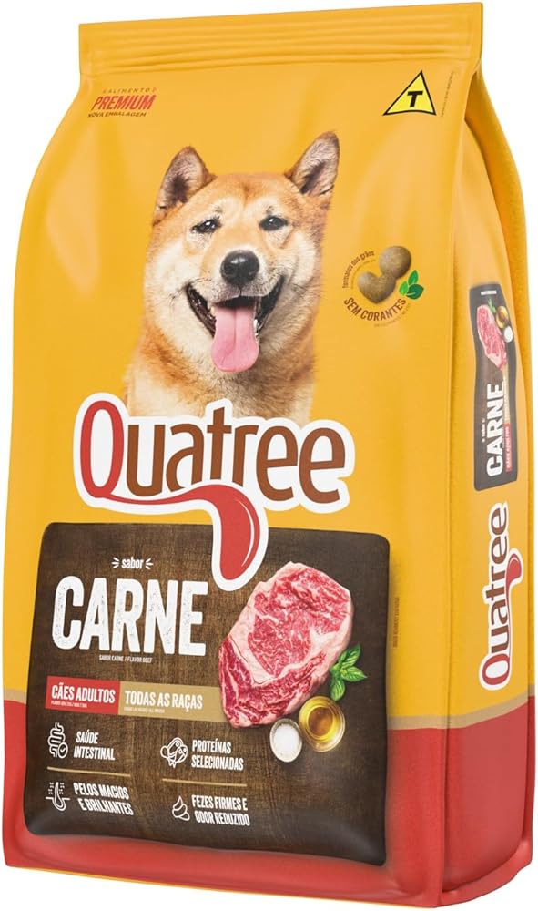 Quatree Ração para Cães Adultos Carne 15kg