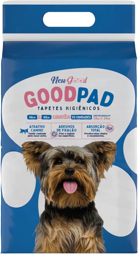 Tapete Higiênico para Cães Good Pad 60cmx60cm 50 Unidades