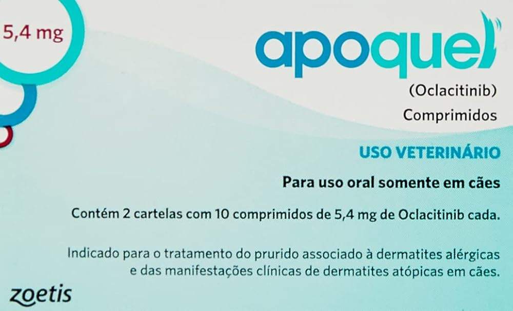 Zoetis Apoquel 5 4Mg 20Compr Para Cães